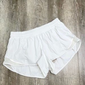 Lululemon White Hotty Hot shorts